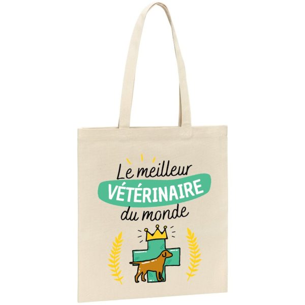 Tote bag Le meilleur v�t�rinaire du monde