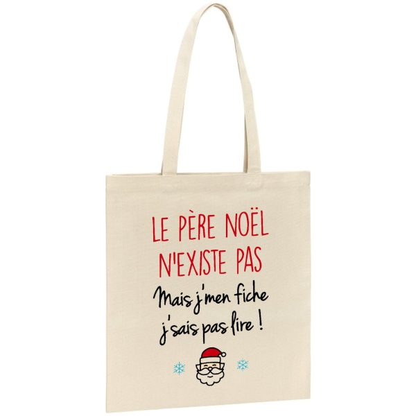 Tote bag Le pere noel n’existe pas