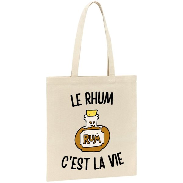 Tote bag Le rhum c’est la vie