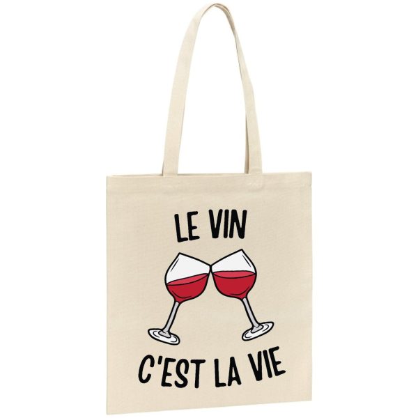 Tote bag Le vin c’est la vie