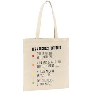 Tote bag Les 4 accords tolteques