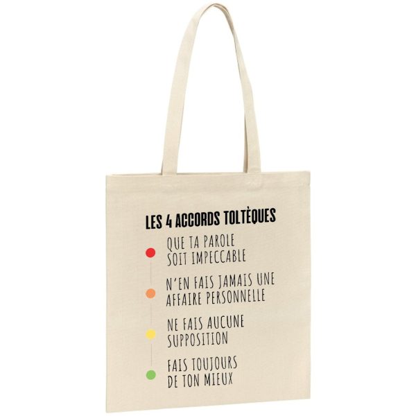 Tote bag Les 4 accords tolteques