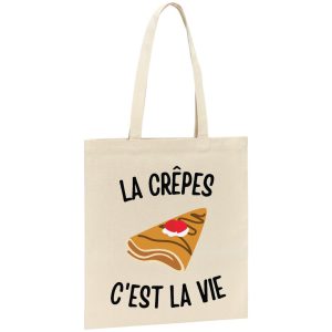 Tote bag Les crepes c’est la vie