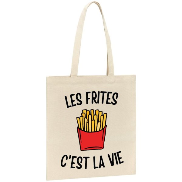 Tote bag Les frites c’est la vie