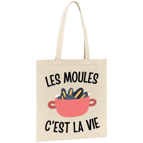 Tote bag Les moules c’est la vie