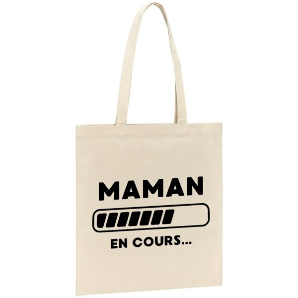 Tote bag Maman en cours