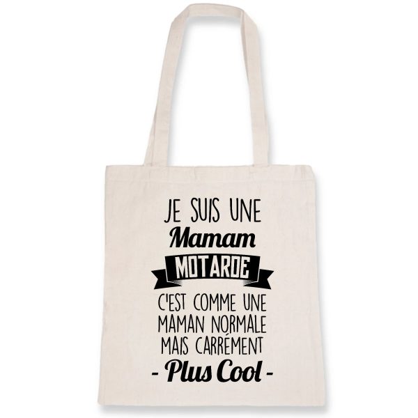 Tote bag Maman motarde