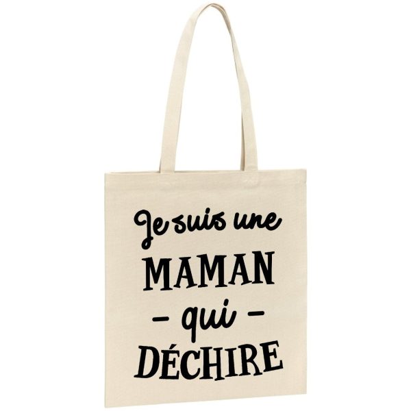 Tote bag Maman qui dechire