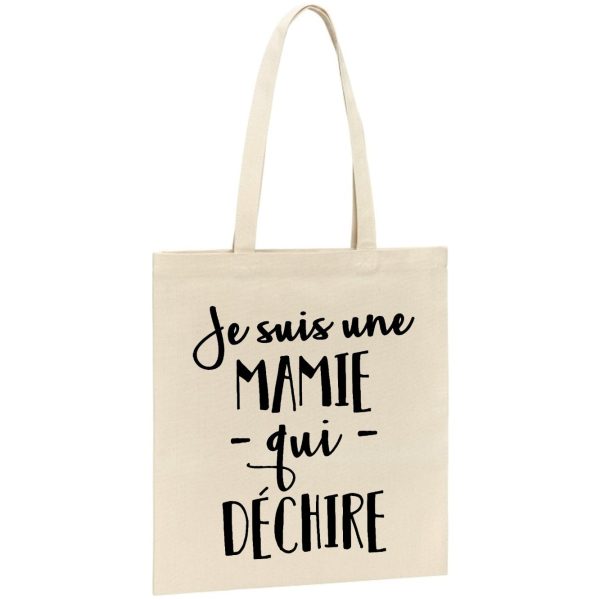 Tote bag Mamie qui dechire