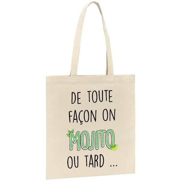 Tote bag Mojito ou tard