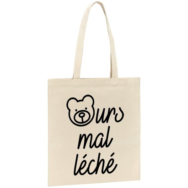 Tote bag Ours mal leche