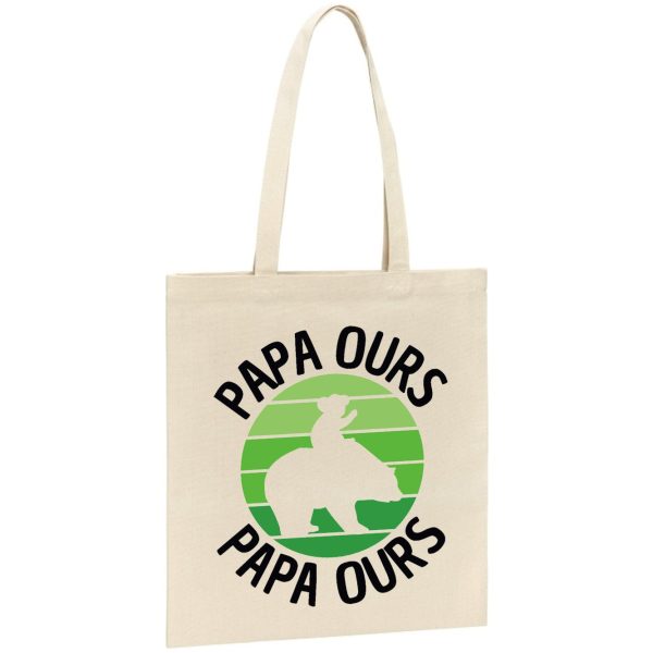 Tote bag Papa ours