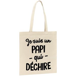 Tote bag Papi qui dechire