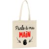 Tote bag Parle a ma main