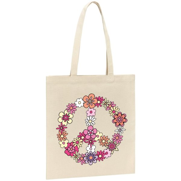 Tote bag Peace and Love