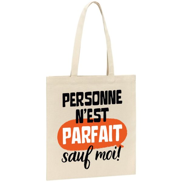 Tote bag Personne n’est parfait