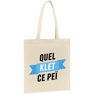 Tote bag Quel klet ce pei