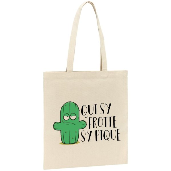 Tote bag Qui s’y frotte s’y pique