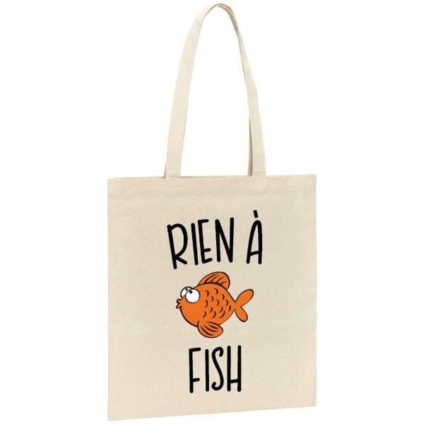 Tote bag Rien a fish