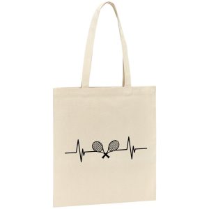 Tote bag Rythme cardiaque tennis