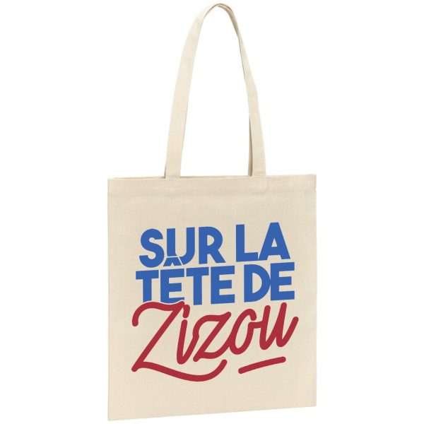 Tote bag Sur la tete de Zizou