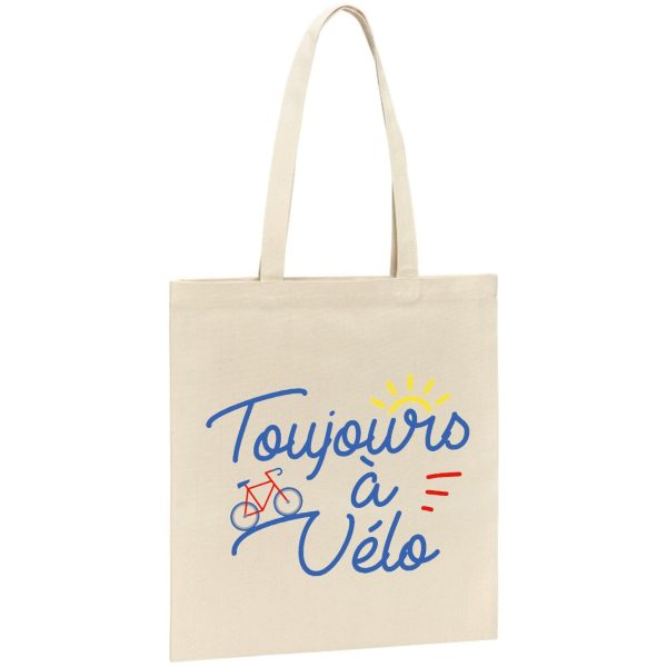 Tote bag Toujours a velo