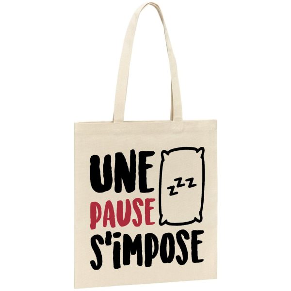 Tote bag Une pause s’impose