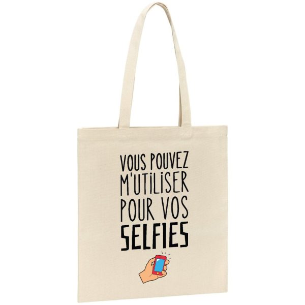 Tote bag Vous pouvez m’utiliser pour vos selfies