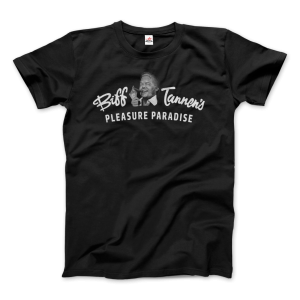 Biff Tannen’s Pleasure Paradise Dusted Logo – Back to the Future T-Shirt