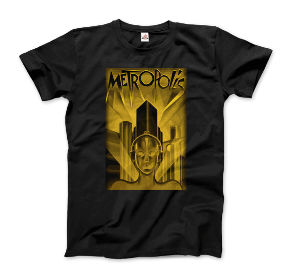 Metropolis – 1927 Movie Poster Reproduction in Oil Paint T-Shirt