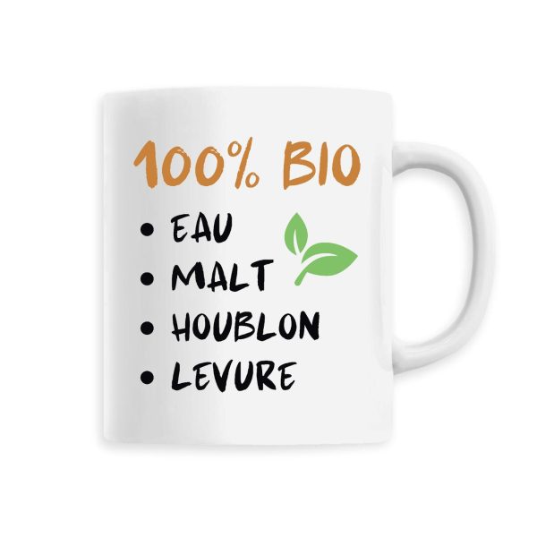 Mug 100 bio eau malt houblon levure