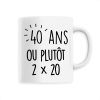 Mug Anniversaire 40 ans