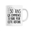 Mug Anniversaire 50 ans