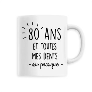 Mug Anniversaire 80 ans Mug Anniversaire 80 ans