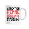 Mug Attention femme mechante