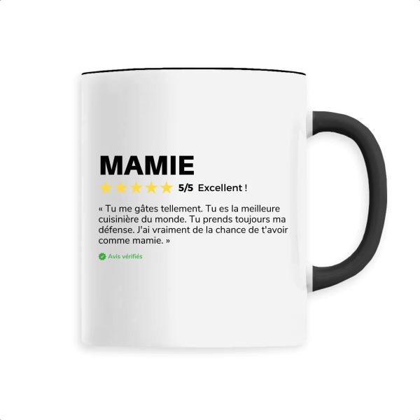 Mug Avis client Mamie