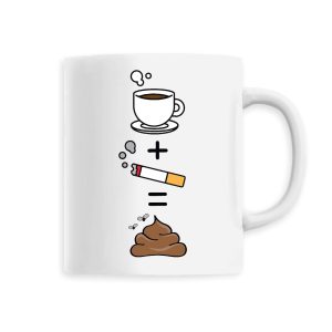 Mug Cafe clope caca Mug Cafe clope caca