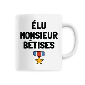 Mug Elu monsieur betises Mug Elu monsieur betises