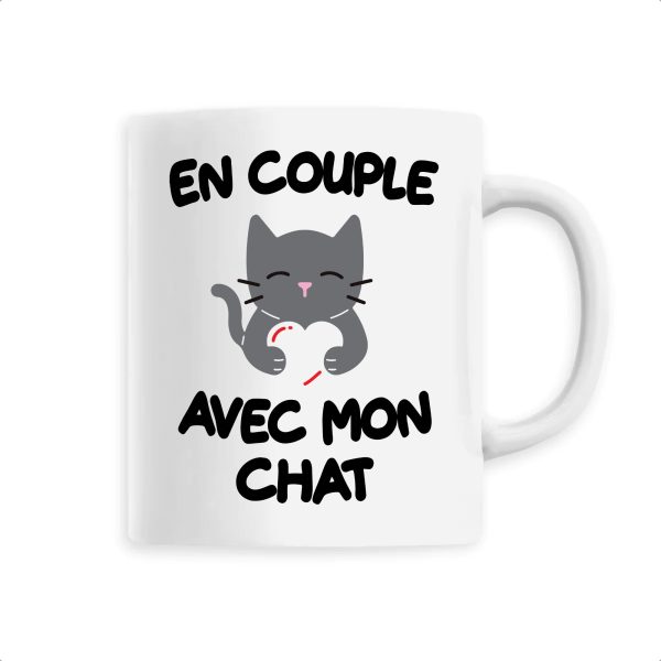 Mug En couple avec mon chat