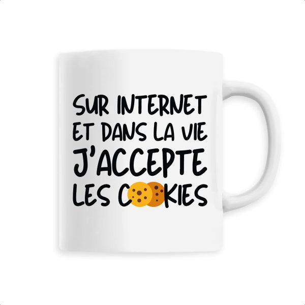 Mug J’accepte les cookies