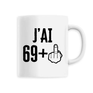 Mug J’ai 70 ans 69 + 1 Mug J’ai 70 ans 69 + 1