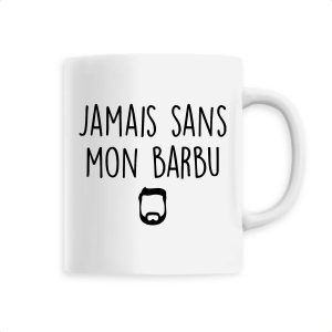 Mug Jamais sans mon barbu Mug Jamais sans mon barbu