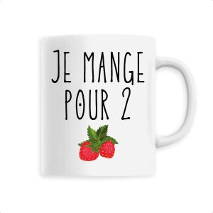 Mug Je mange pour Mug Je mange pour