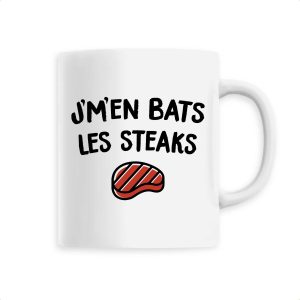 Mug J’m’en bats les steaks Mug J’m’en bats les steaks