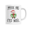 Mug J&rsquo;peux pas c&rsquo;est Noel