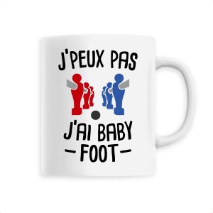 Mug J’peux pas j’ai baby-foot Mug J’peux pas j’ai baby-foot
