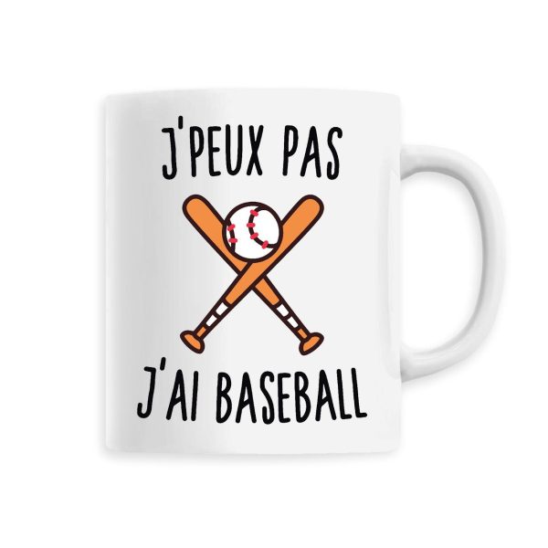 Mug J’peux pas j’ai baseball