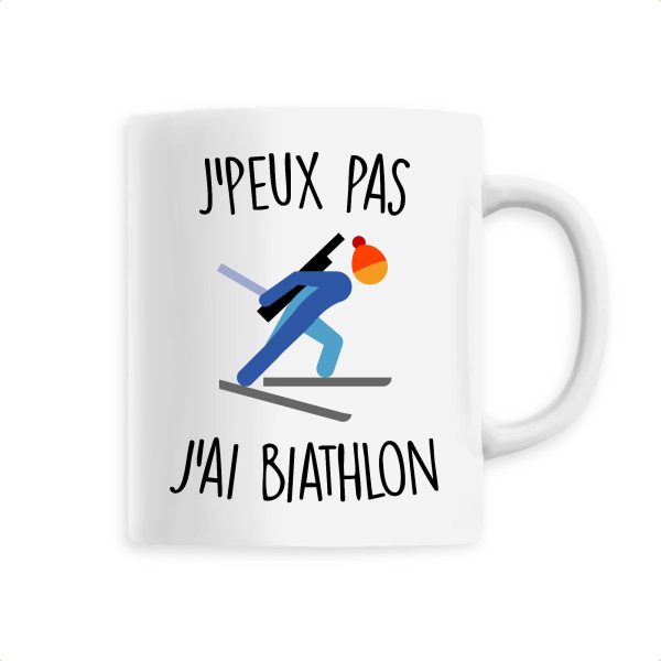 Mug J’peux pas j’ai biathlon