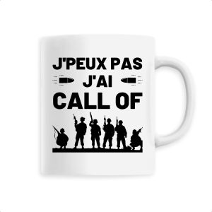 Mug J’peux pas j’ai call of Mug J’peux pas j’ai call of
