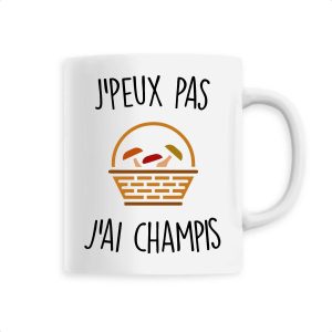 Mug J’peux pas j’ai champignons Mug J’peux pas j’ai champignons